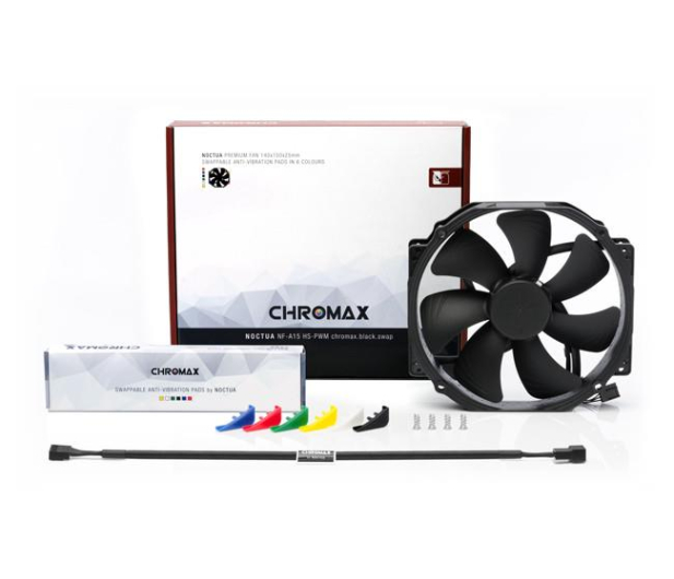 Noctua NF-A15 PWM chromax 140mm - 390260 - zdjęcie 4